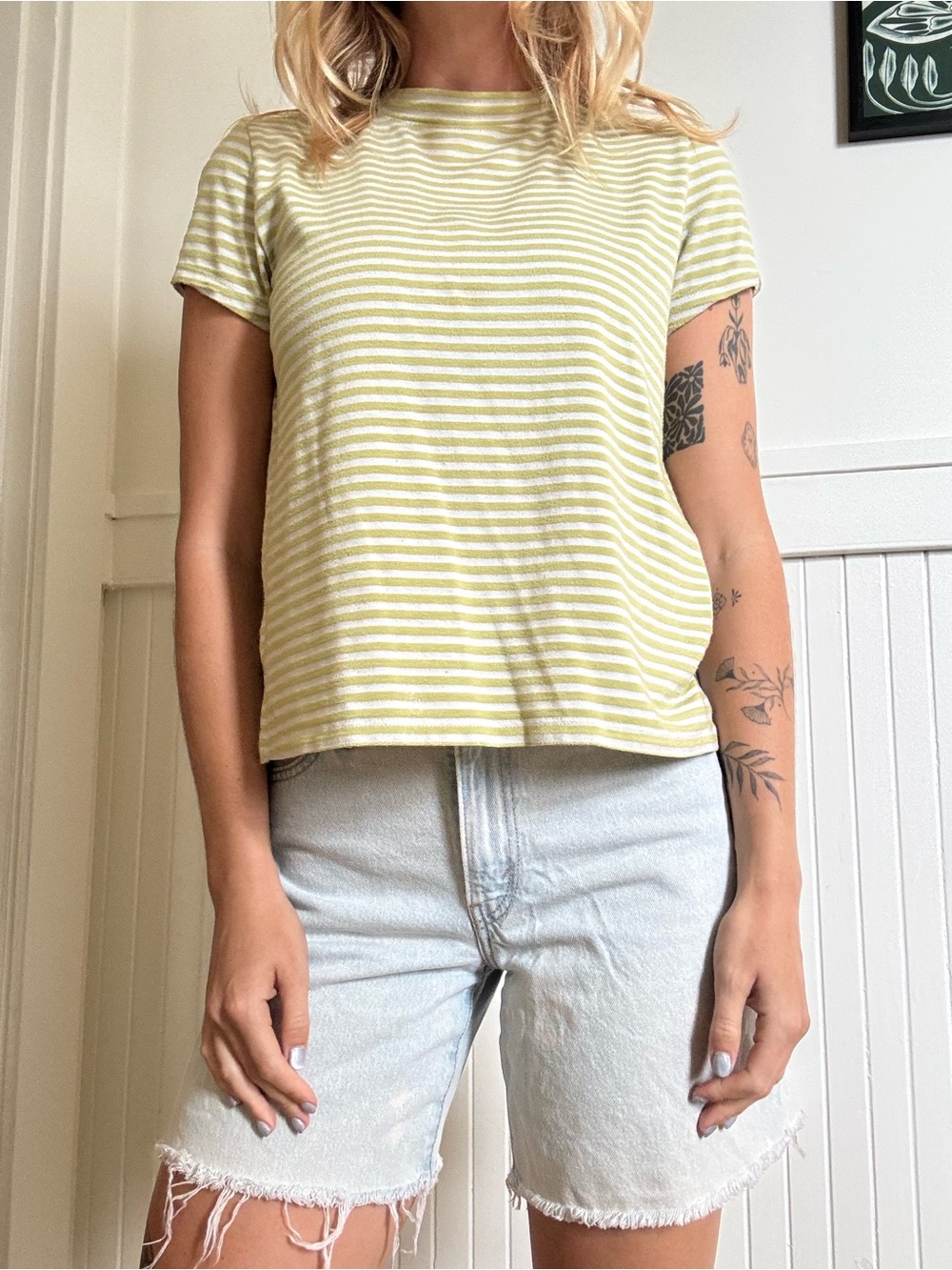 RVCA Stripe Short Sleeve Tee